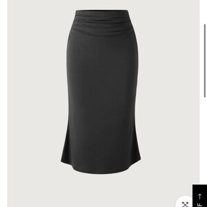 OGL Eco-SkinKiss®2.0 Ruched Side Mermaid Midi Skirt